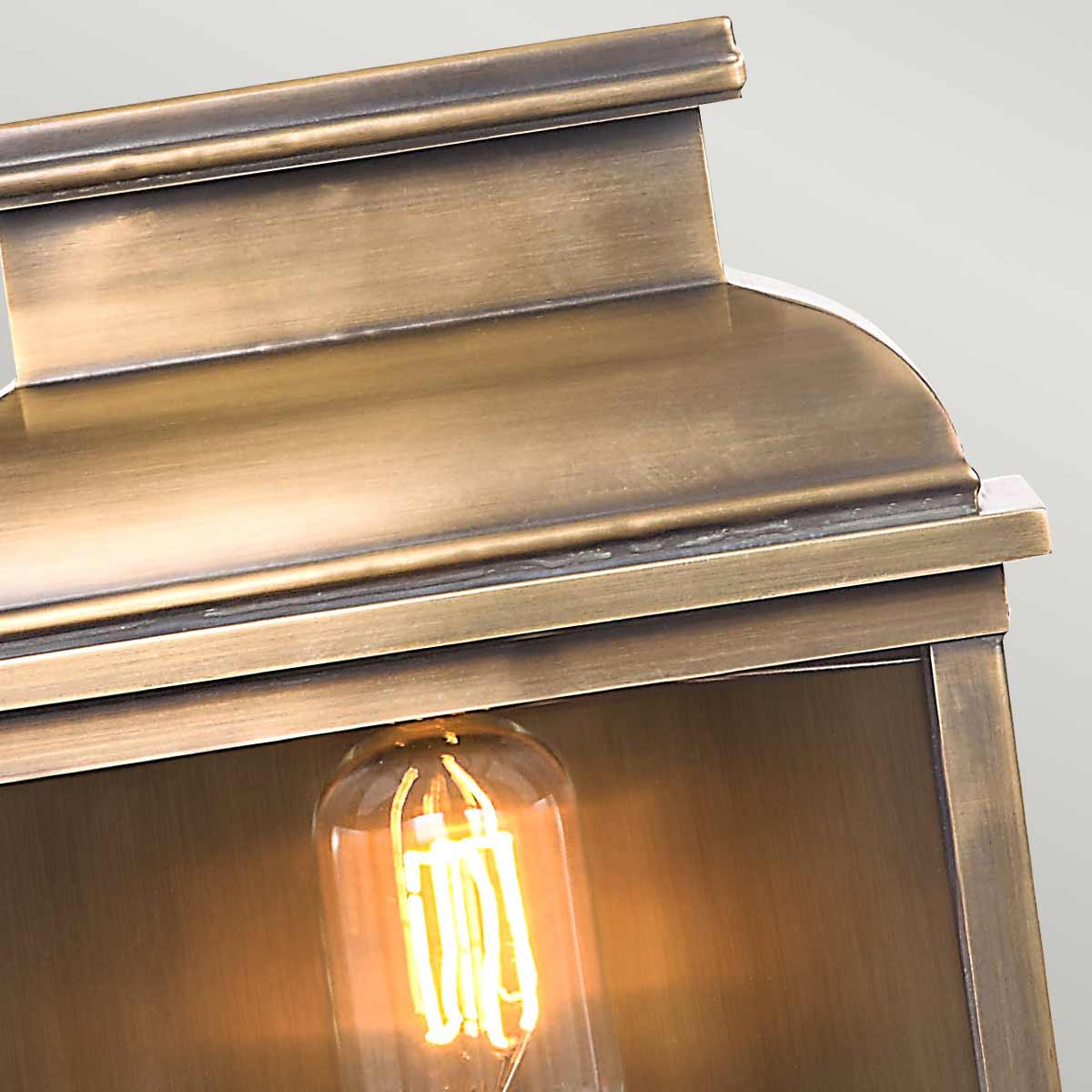 Elstead Old Bailey 1 Light Wall Lantern - Brass