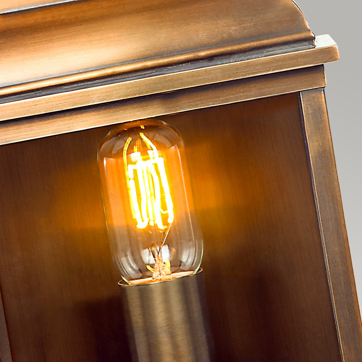 Elstead Old Bailey 1 Light Wall Lantern - Brass