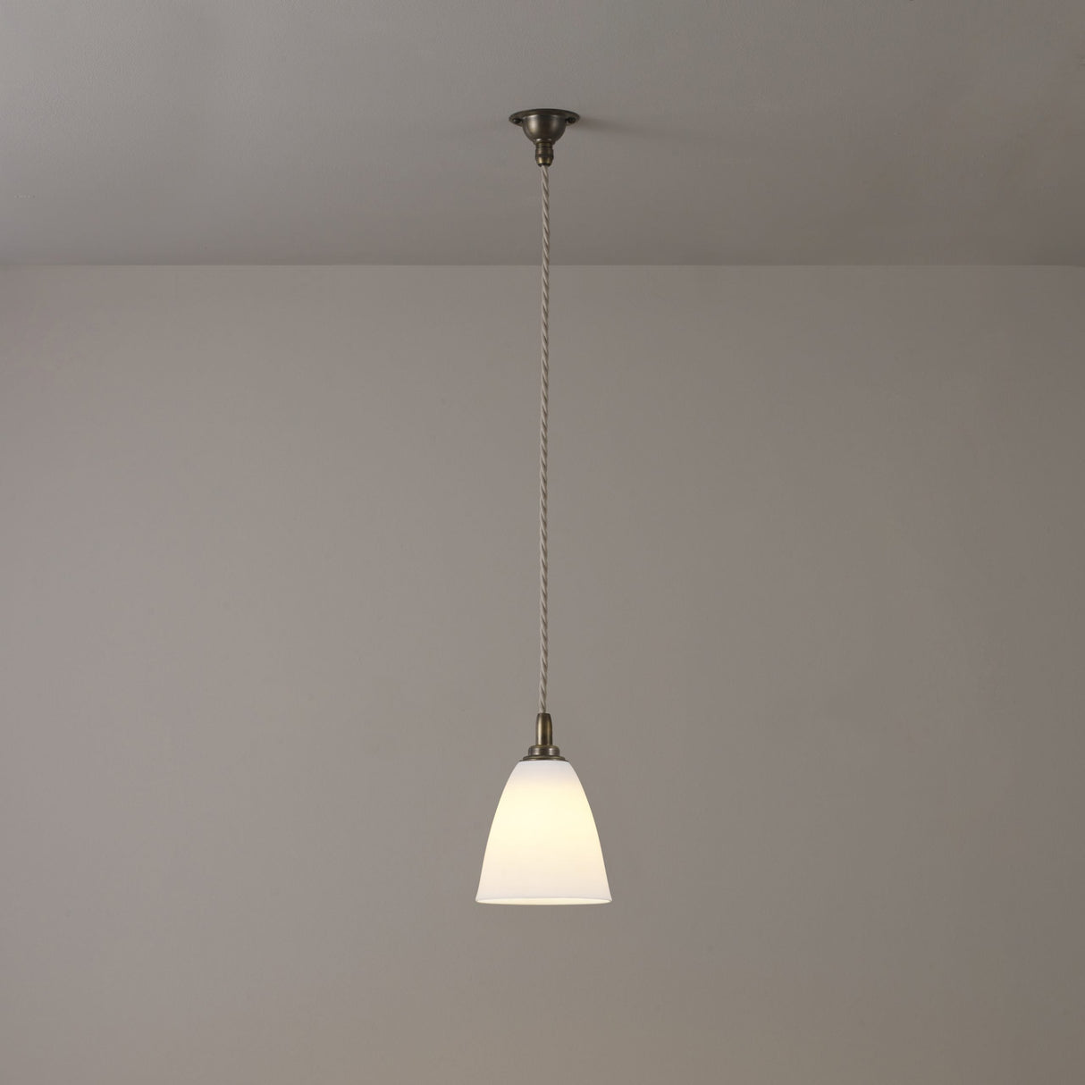 Original BTC Antique Brass Medium Dome Pendant – from Amos Lighting + Home