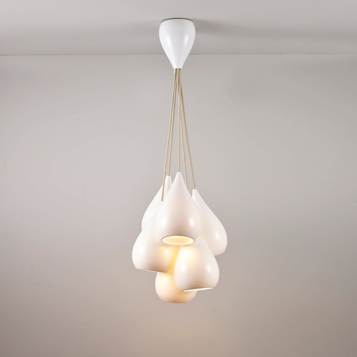 Original BTC Drop One Grouping of Six Pendants – from Amos Lighting + Home