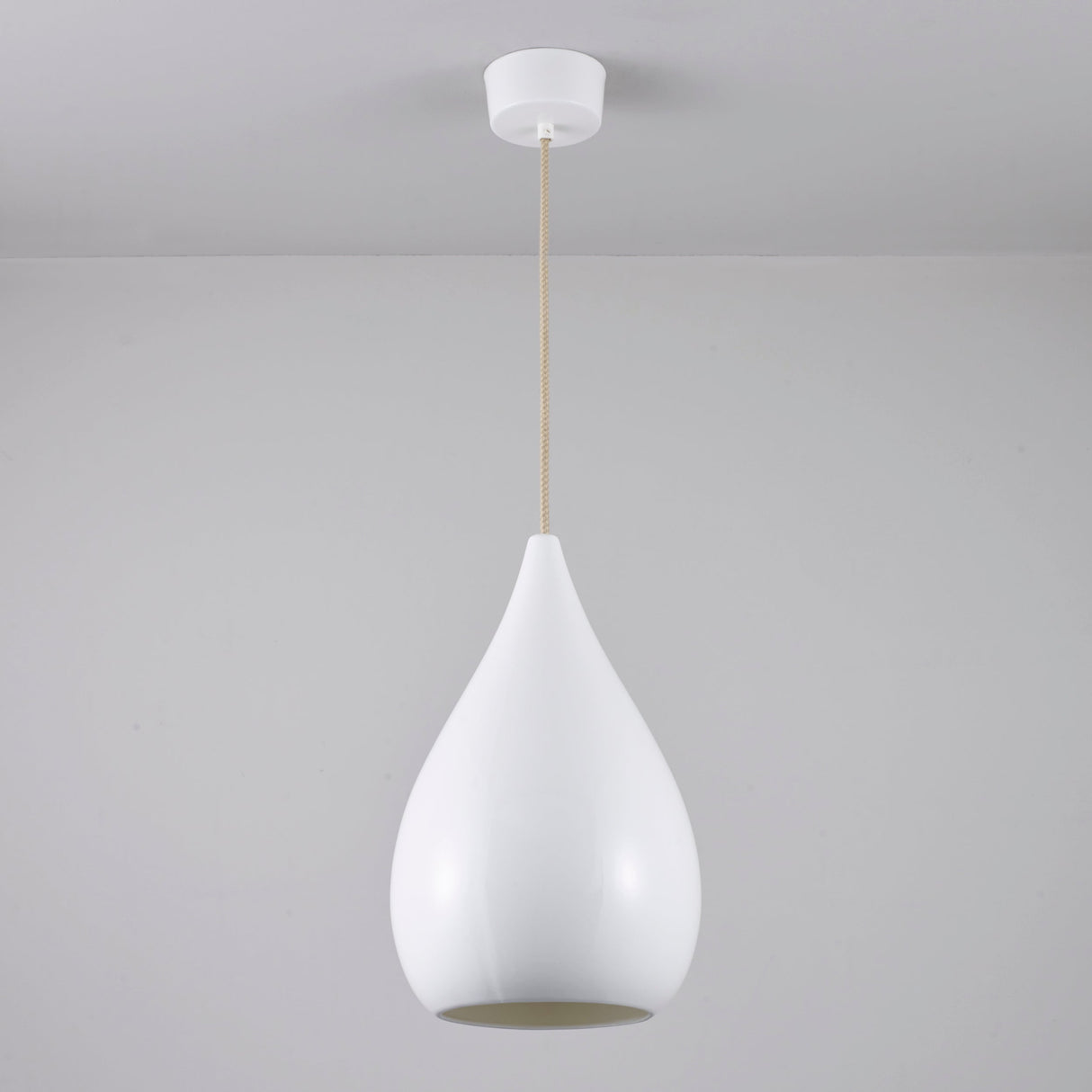 Original BTC Drop One Large Pendant, Natural Gloss – from Amos Lighting + Home