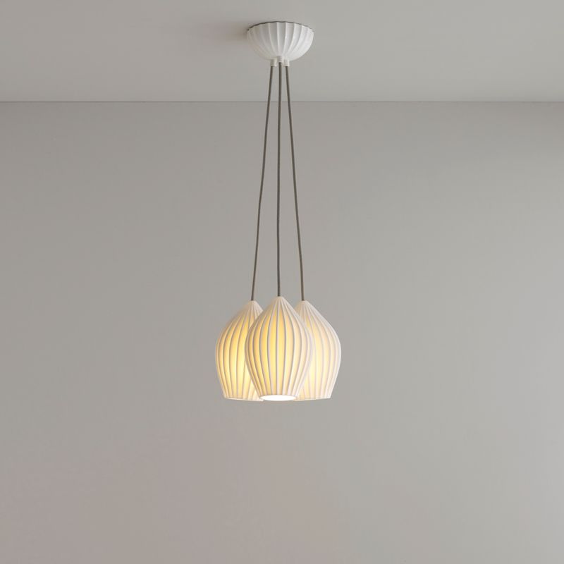 Original BTC Fin Pendant Grouping of 3 – from Amos Lighting + Home