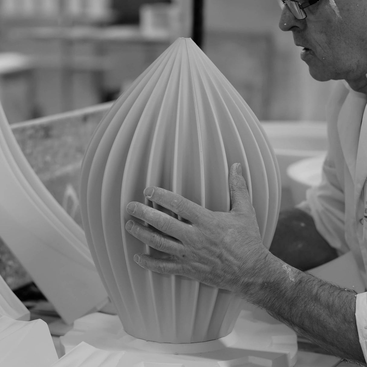 Original BTC Fin Queen Table Lamp – from Amos Lighting + Home