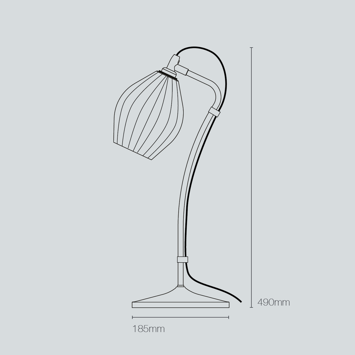 Original BTC Fin Table Light – from Amos Lighting + Home