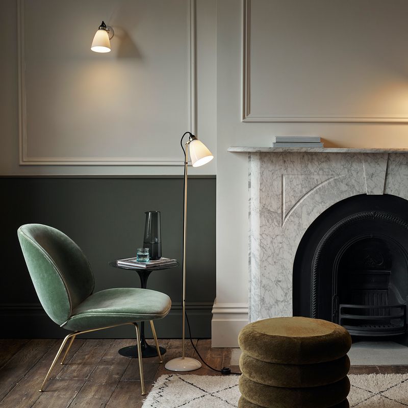 Original BTC Hector 30 Floor Light, Black Cable – from Amos Lighting + Home