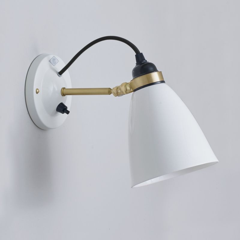 Original BTC Hector 30 Wall Light, Switched, Black Cable – from Amos Lighting + Home