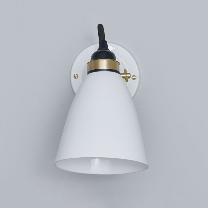 Original BTC Hector 30 Wall Light, Switched, Black Cable – from Amos Lighting + Home