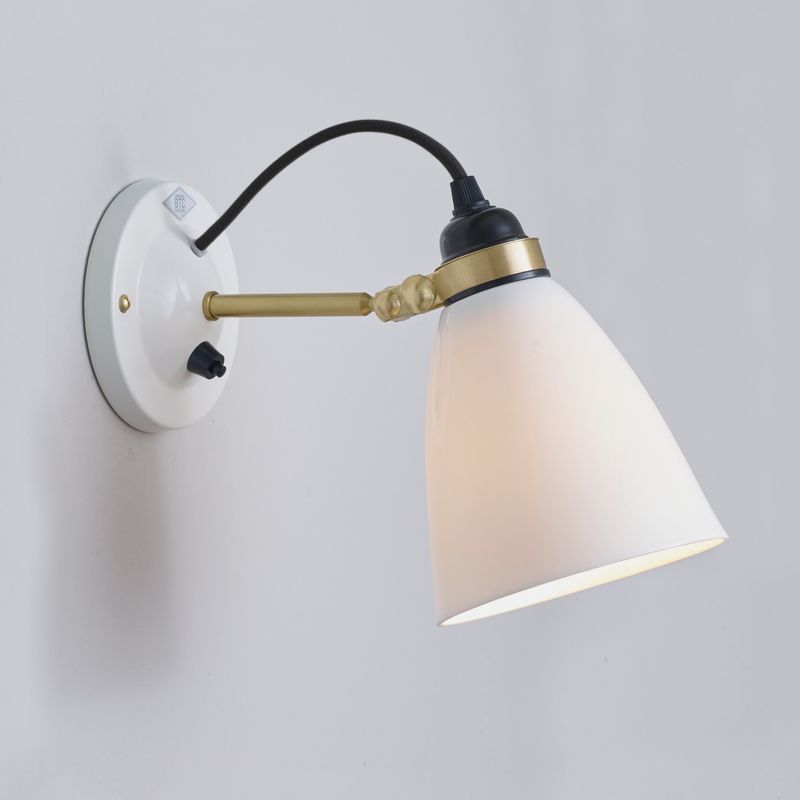 Original BTC Hector 30 Wall Light, Switched, Black Cable – from Amos Lighting + Home