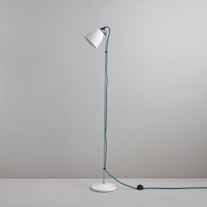 Original BTC Hector Bibendum Floor Light, Turquoise Flex – from Amos Lighting + Home