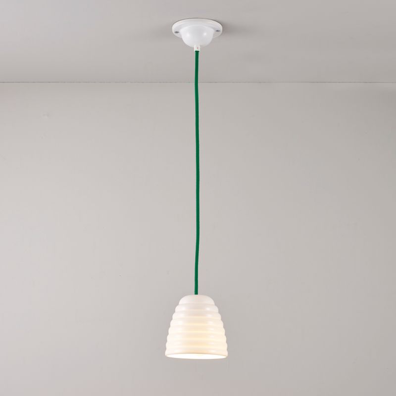 Original BTC Hector Bibendum Size 1 Pendant, Green Flex – from Amos Lighting + Home