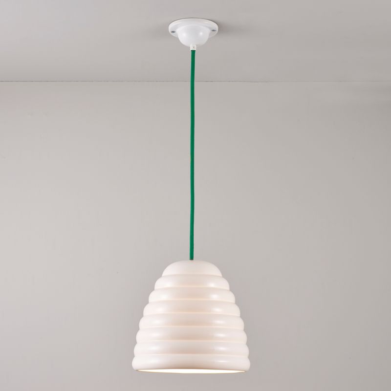 Original BTC Hector Bibendum Size 3 Pendant, Green Flex – from Amos Lighting + Home