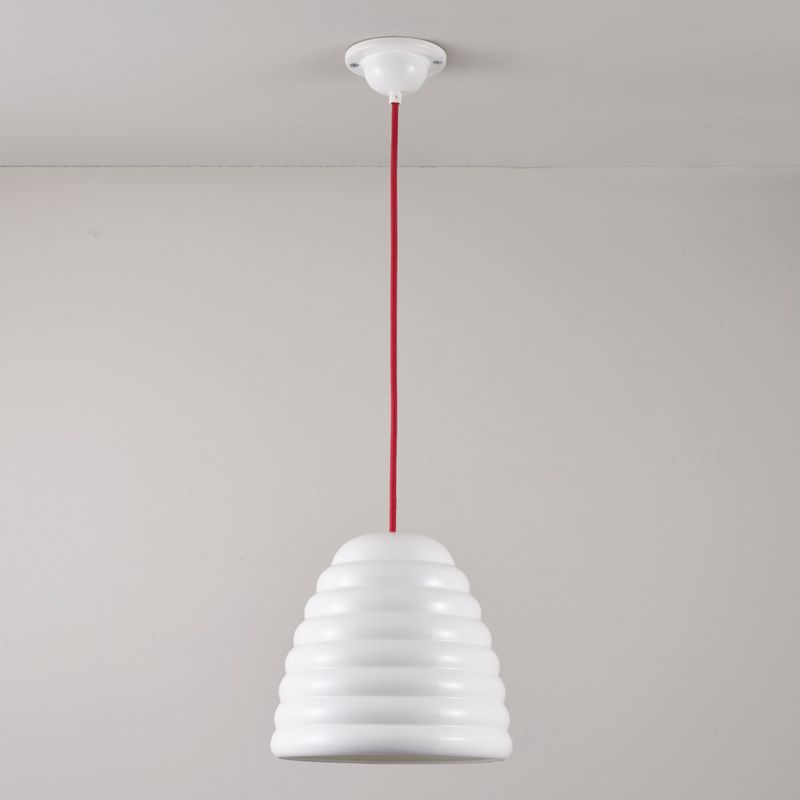 Original BTC Hector Bibendum Size 3 Pendant, Red Flex – from Amos Lighting + Home