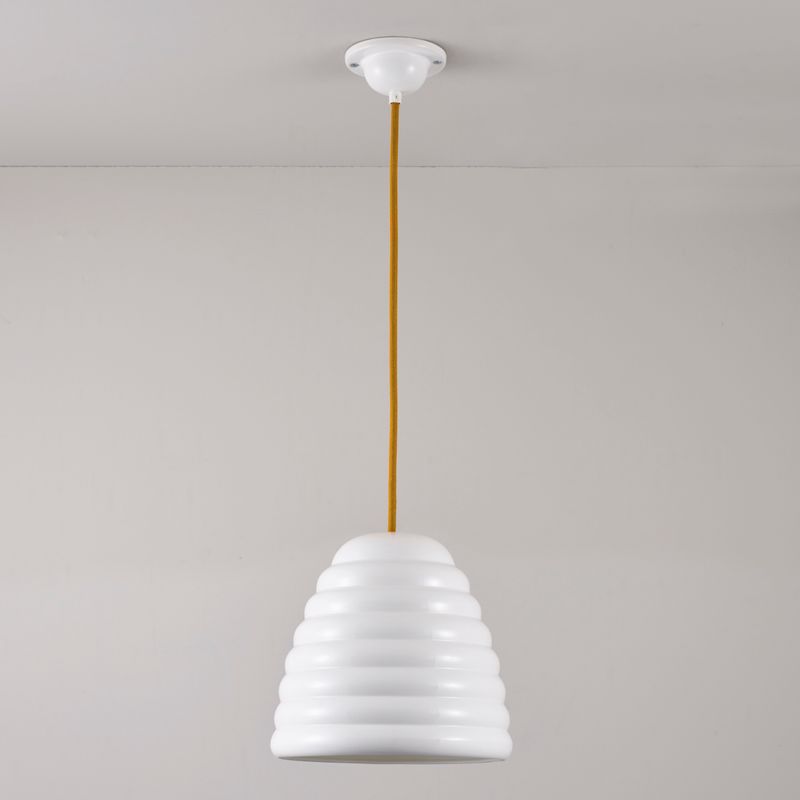 Original BTC Hector Bibendum Size 3 Pendant, Yellow Flex – from Amos Lighting + Home