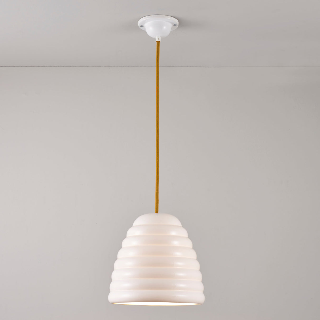 Original BTC Hector Bibendum Size 3 Pendant, Yellow Flex – from Amos Lighting + Home