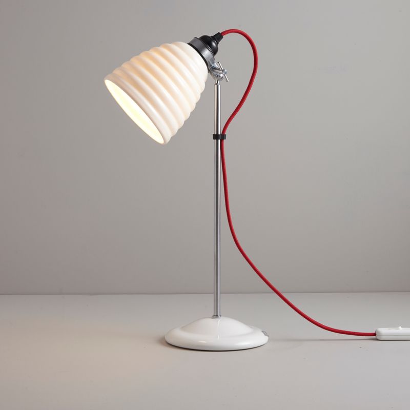 Original BTC Hector Bibendum Table Light, Red Flex – from Amos Lighting + Home