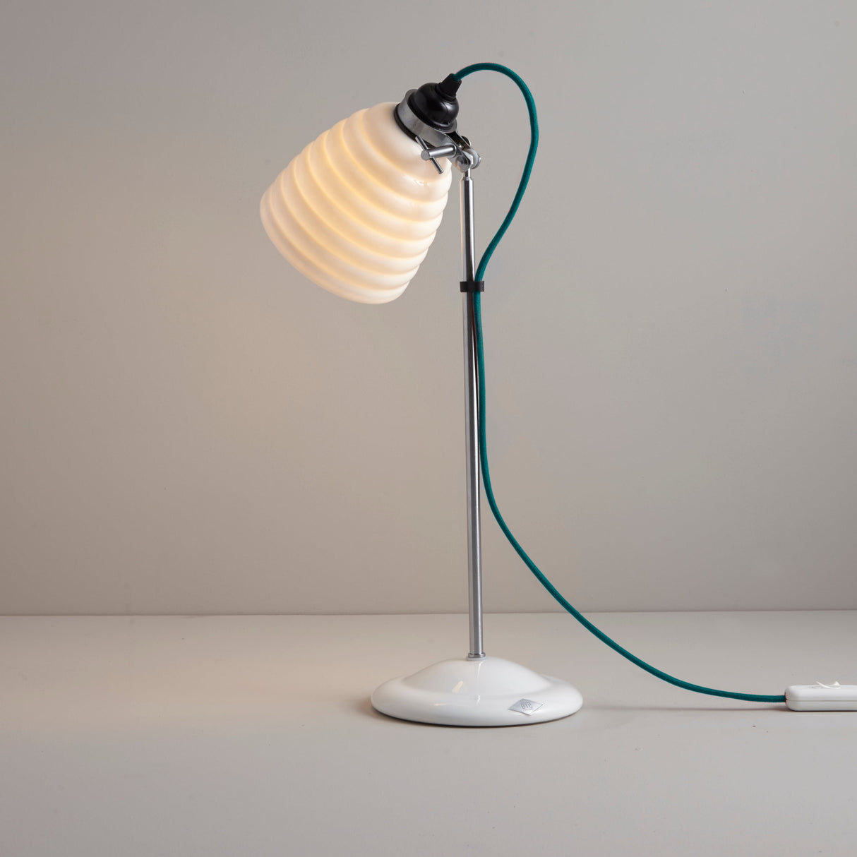 Original BTC Hector Bibendum Table Light, Turquoise Flex – from Amos Lighting + Home