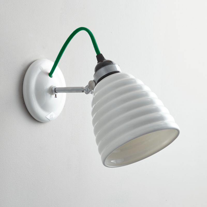 Original BTC Hector Bibendum Wall Light, Green Flex, Un-Switched – from Amos Lighting + Home