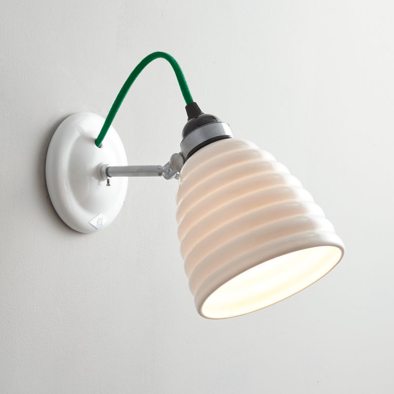 Original BTC Hector Bibendum Wall Light, Green Flex, Un-Switched – from Amos Lighting + Home
