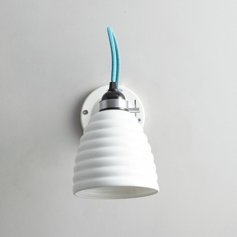 Original BTC Hector Bibendum Wall Light Switched, Turquoise Flex – from Amos Lighting + Home