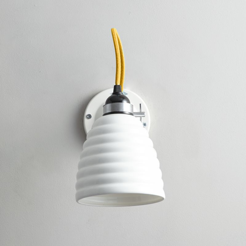 Original BTC Hector Bibendum Wall Light Switched, Yellow Flex – from Amos Lighting + Home
