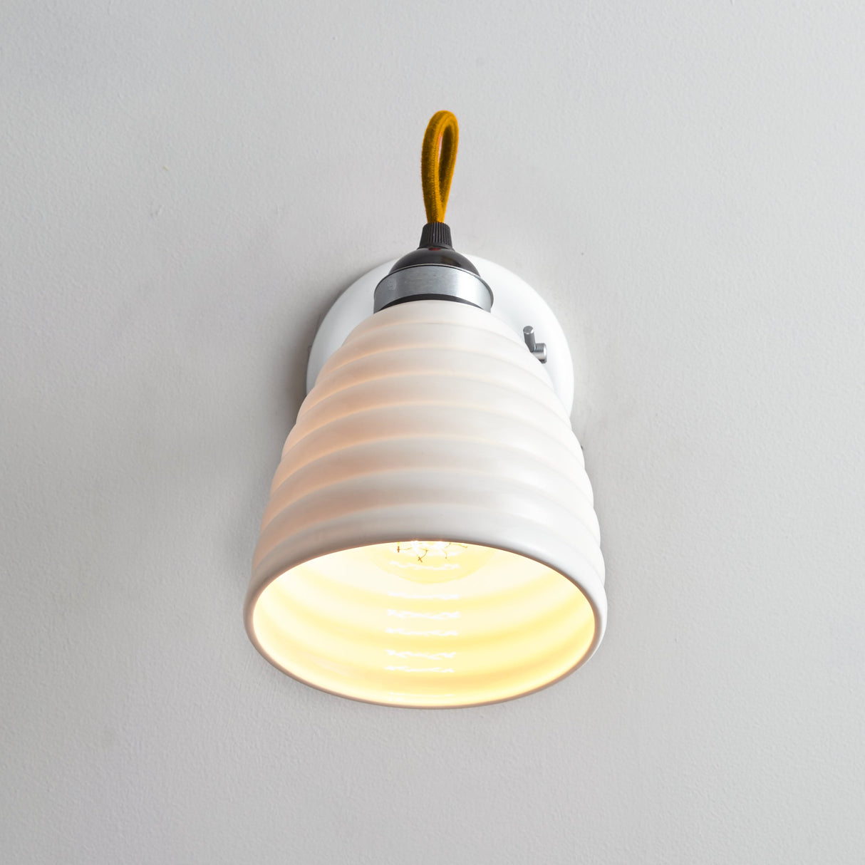 Original BTC Hector Bibendum Wall Light, Yellow Flex, Un-Switched – from Amos Lighting + Home