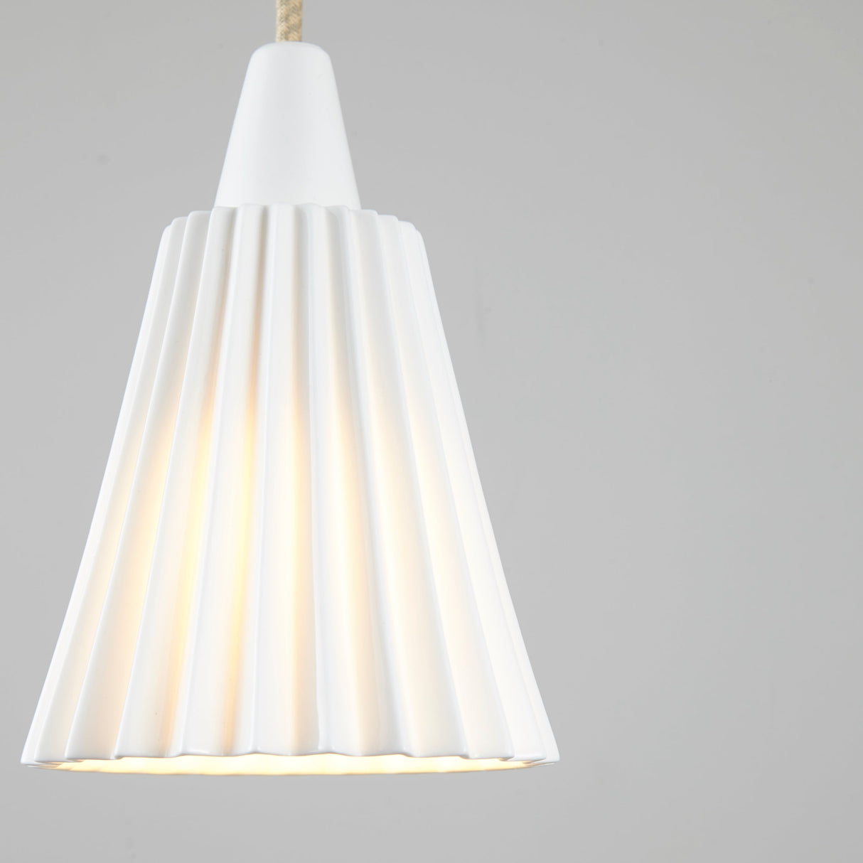 Original BTC Hector Pleat Medium Pendant – from Amos Lighting + Home