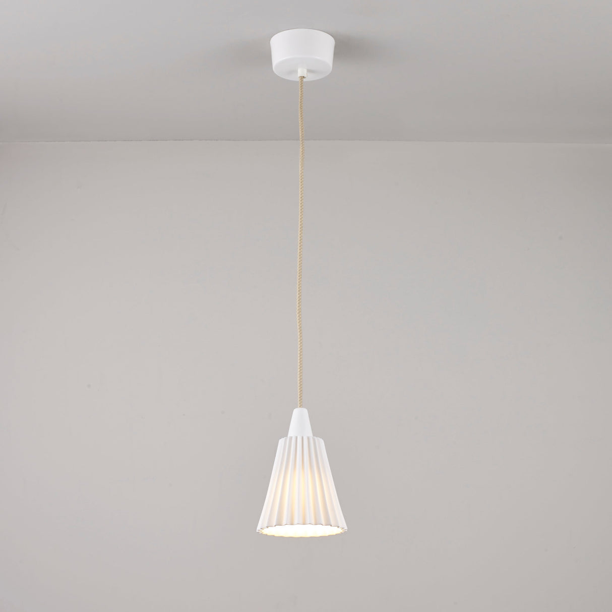 Original BTC Hector Pleat Medium Pendant – from Amos Lighting + Home