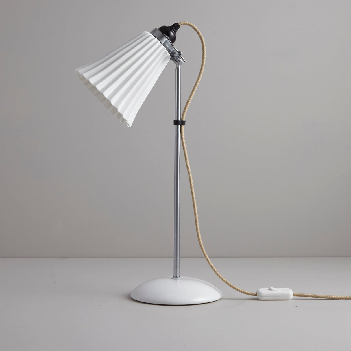 Original BTC Hector Pleat Medium Table Lamp – from Amos Lighting + Home
