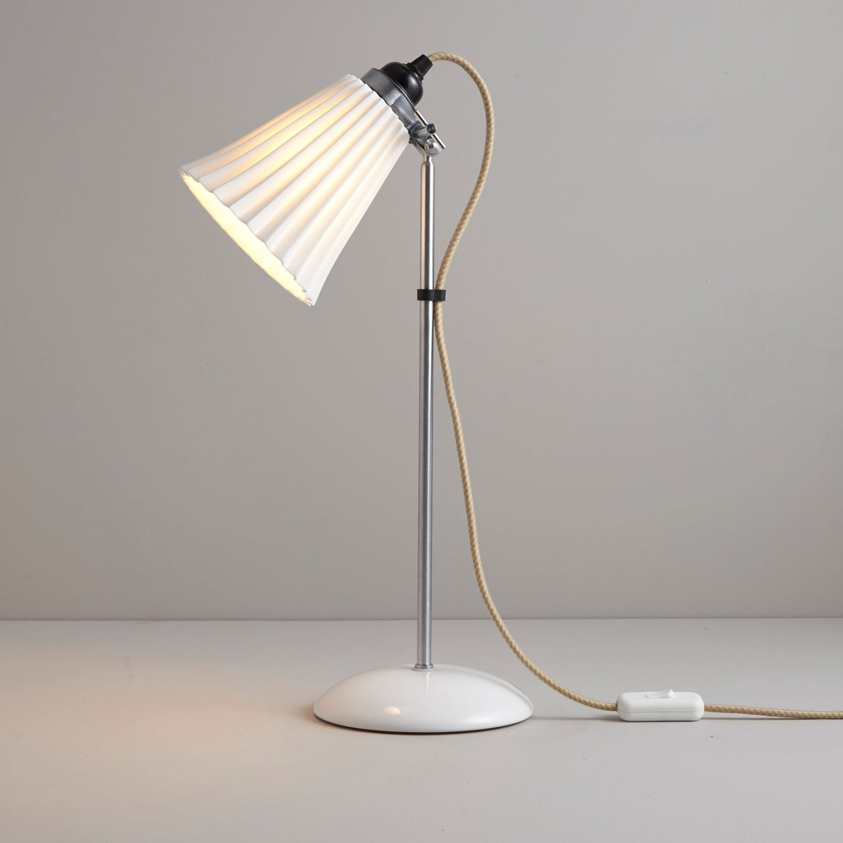 Original BTC Hector Pleat Medium Table Lamp – from Amos Lighting + Home