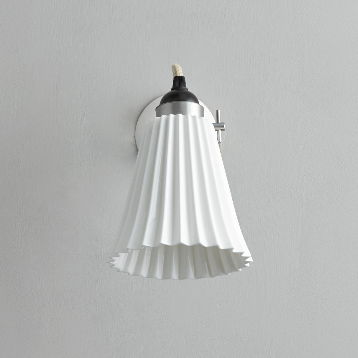 Original BTC Hector Pleat Medium Wall Light, Un-Switched – from Amos Lighting + Home