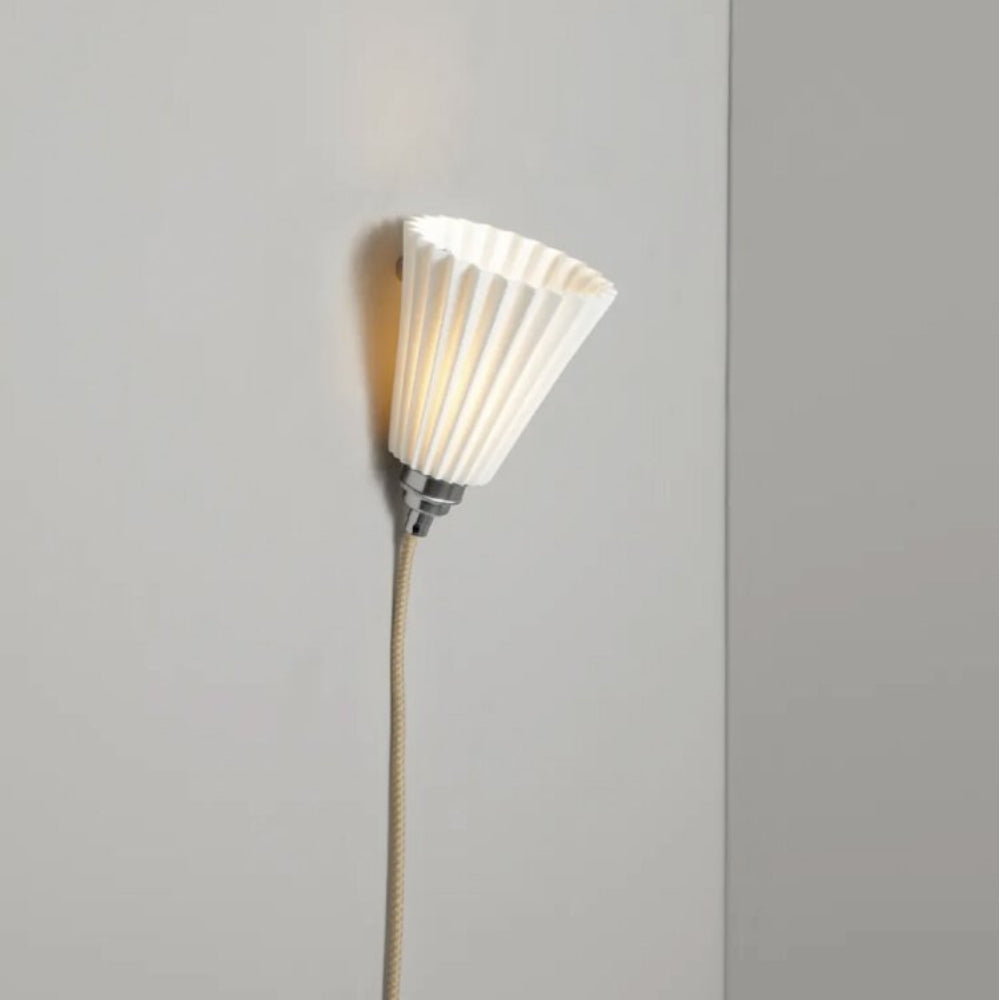 Original BTC Hector Pleat Portable Wall Light – from Amos Lighting + Home