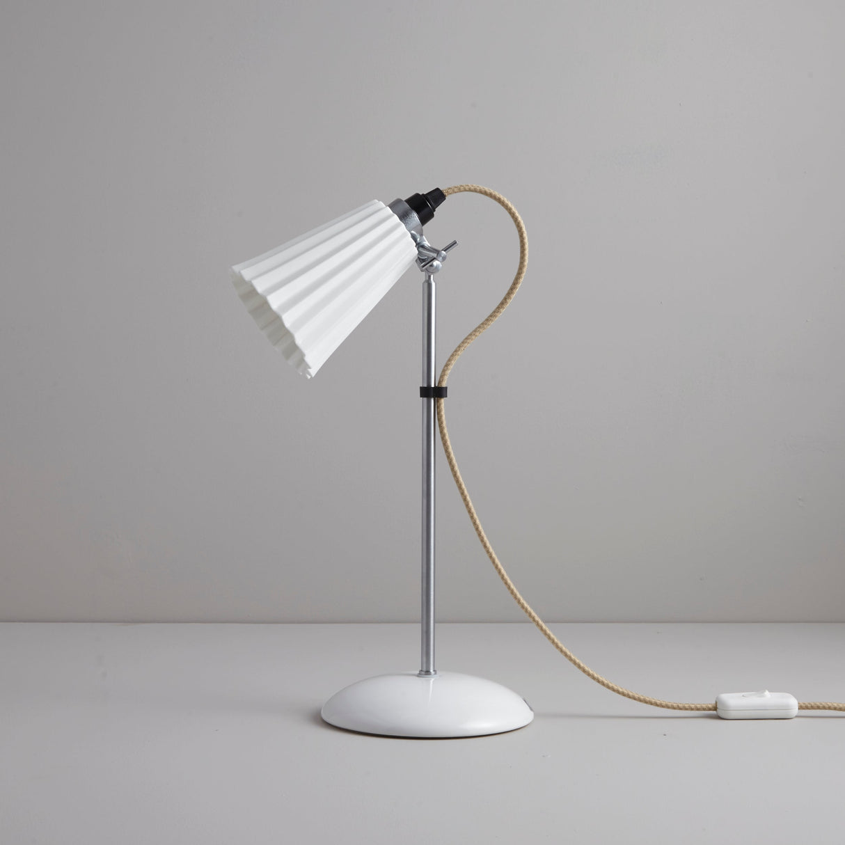 Original BTC Hector Pleat Small Table Lamp – from Amos Lighting + Home