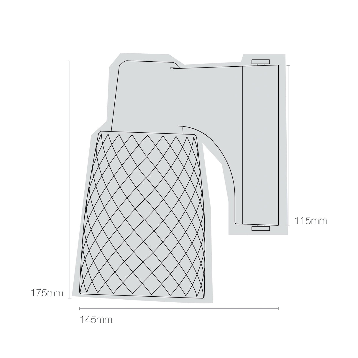 Original BTC Oxford 1 Bone Chine Wall Light – from Amos Lighting + Home