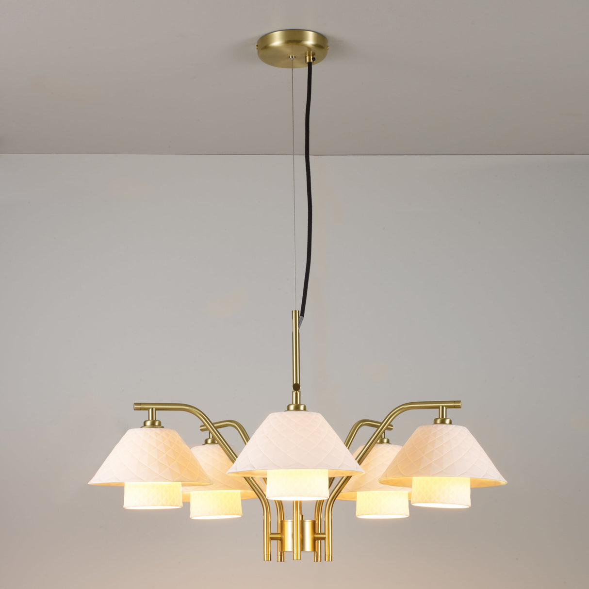 Original BTC Oxford Double Chandelier – from Amos Lighting + Home