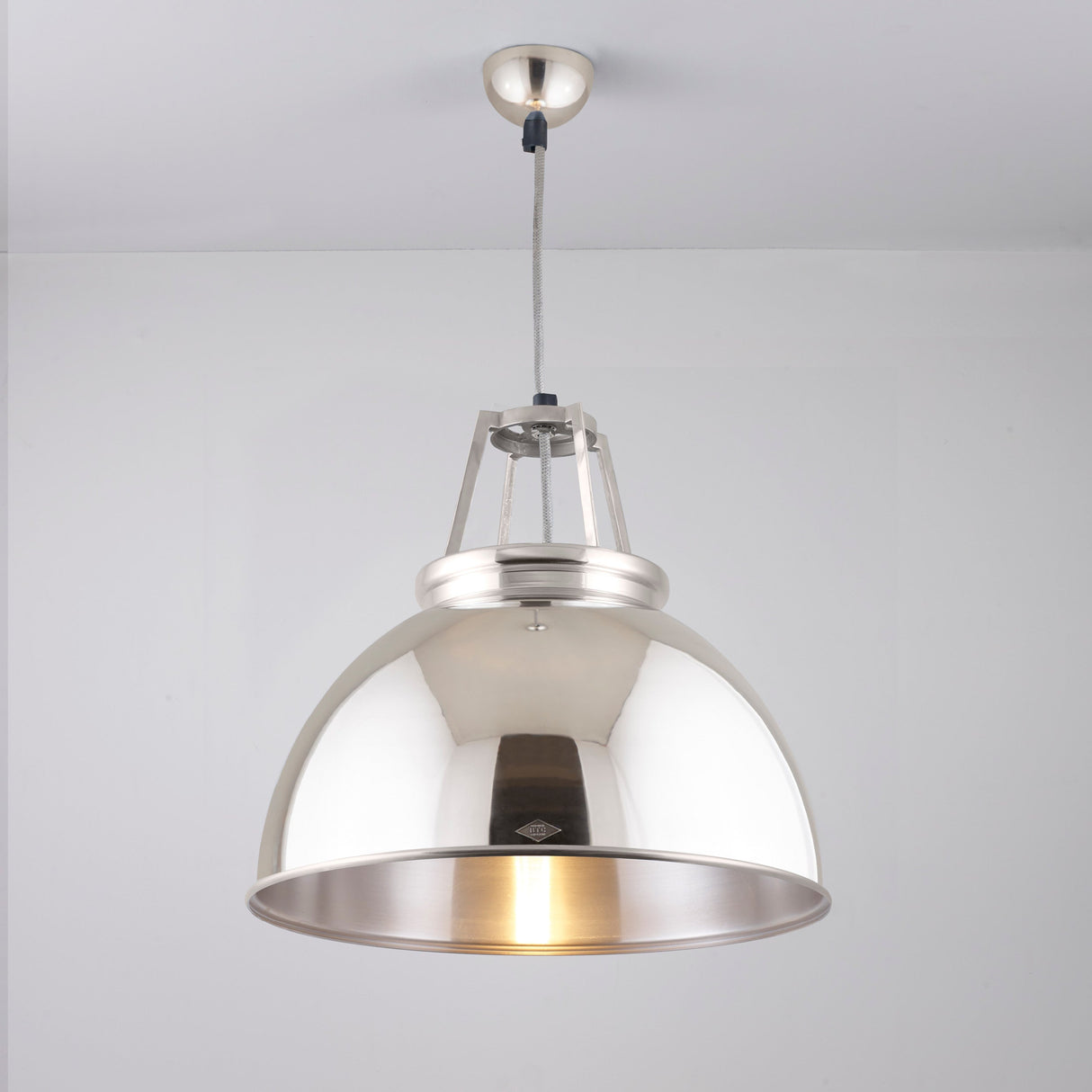 Original BTC Titan Size 3 Pendant, Natural Aluminium – from Amos Lighting + Home