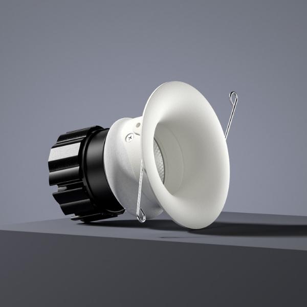 Orluna Curve Tilt Recessed Adjustable LED Downlight (Dimmable) – from Amos Lighting + Home