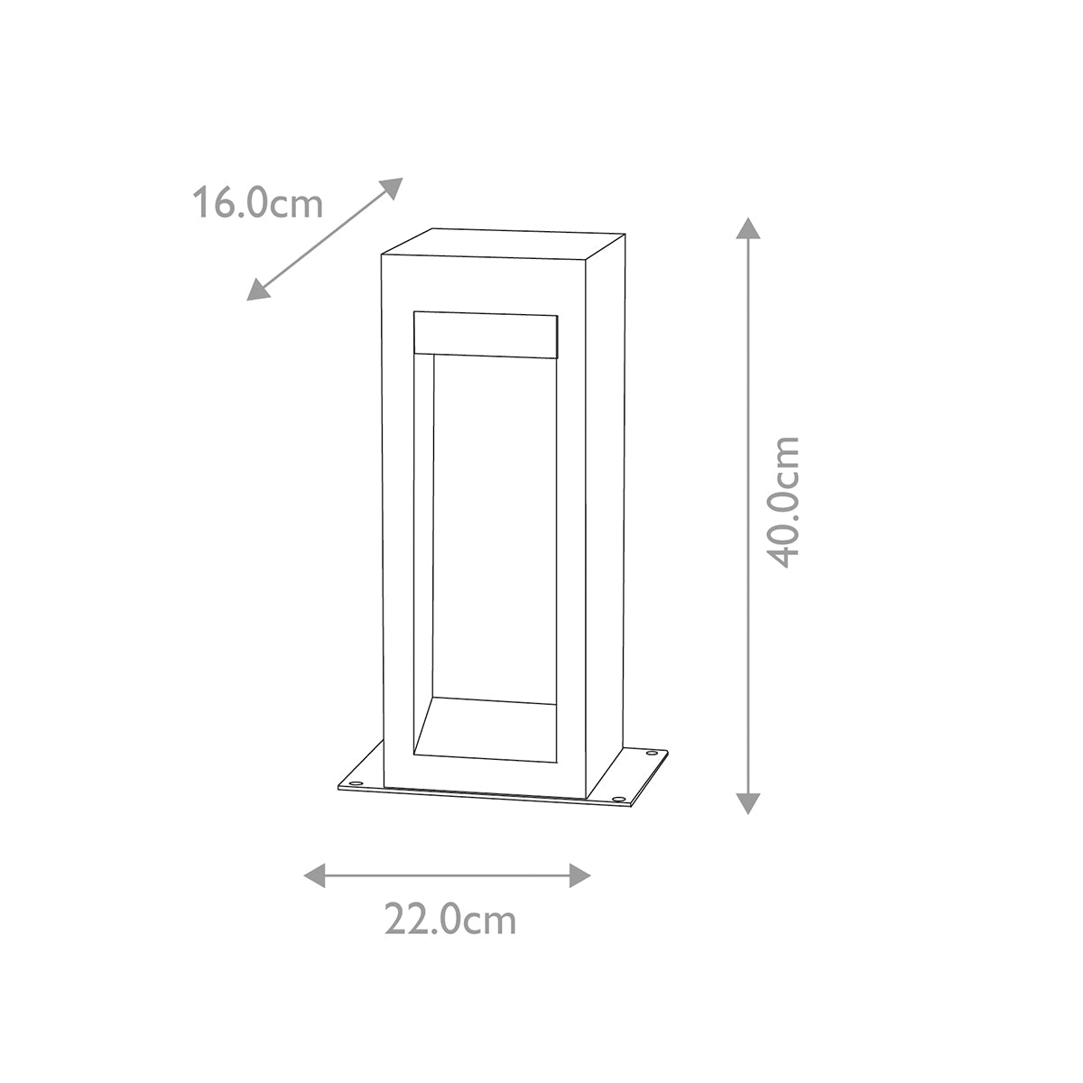 Elstead Parkstone Medium LED Bollard