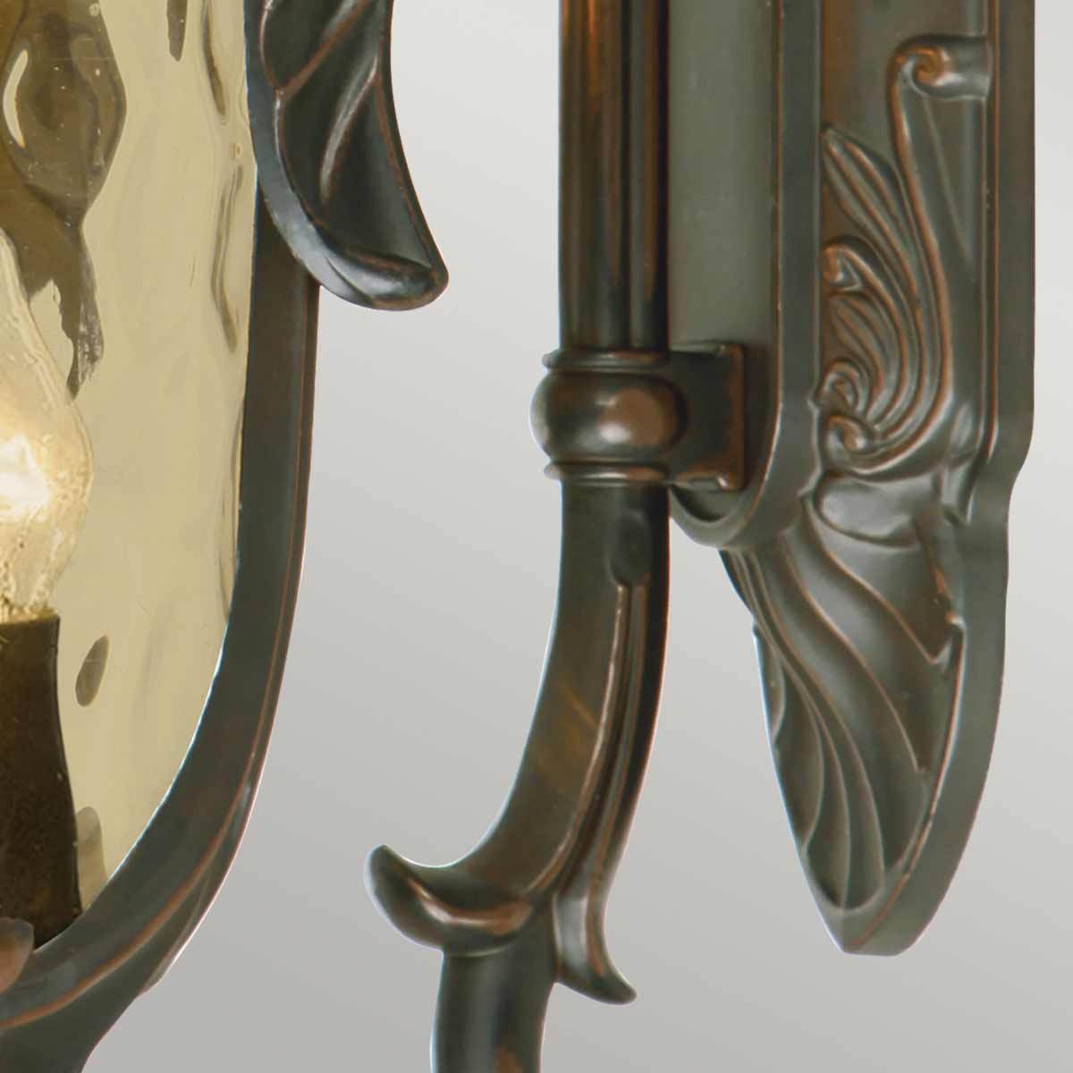 Elstead Philadelphia 3 Light Large Down Wall Lantern