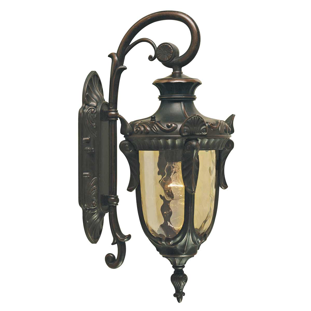 Elstead Philadelphia 1 Light Medium Down Wall Lantern