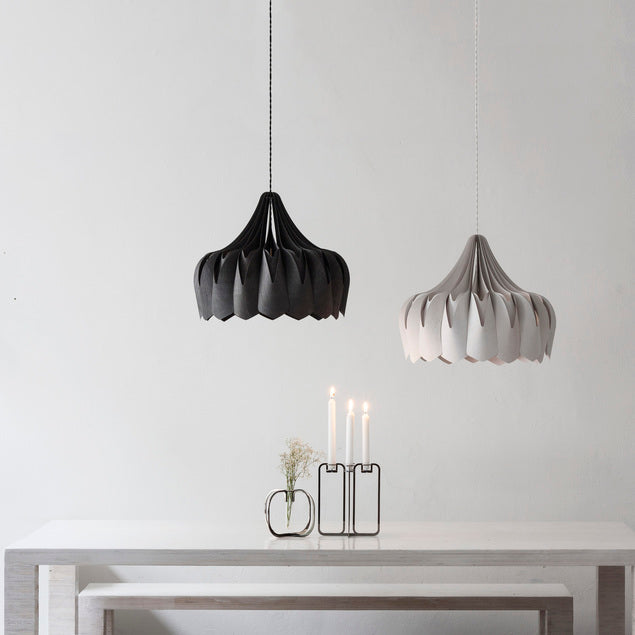 Pilke Pioni Large Pendant Black – from Amos Lighting + Home