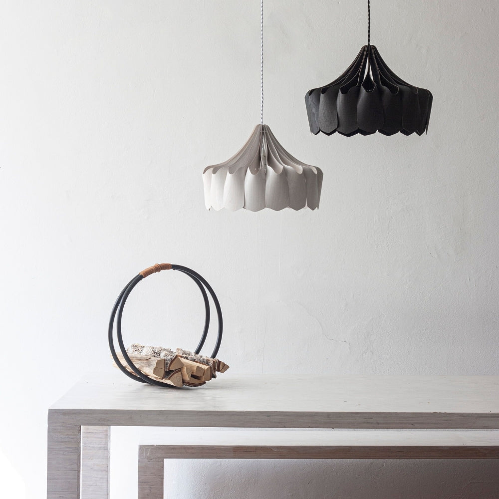 Pilke Pioni Large Pendant Black – from Amos Lighting + Home