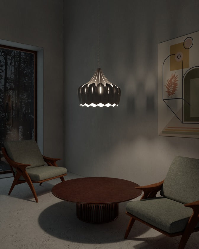 Pilke Pioni Large Pendant White – from Amos Lighting + Home