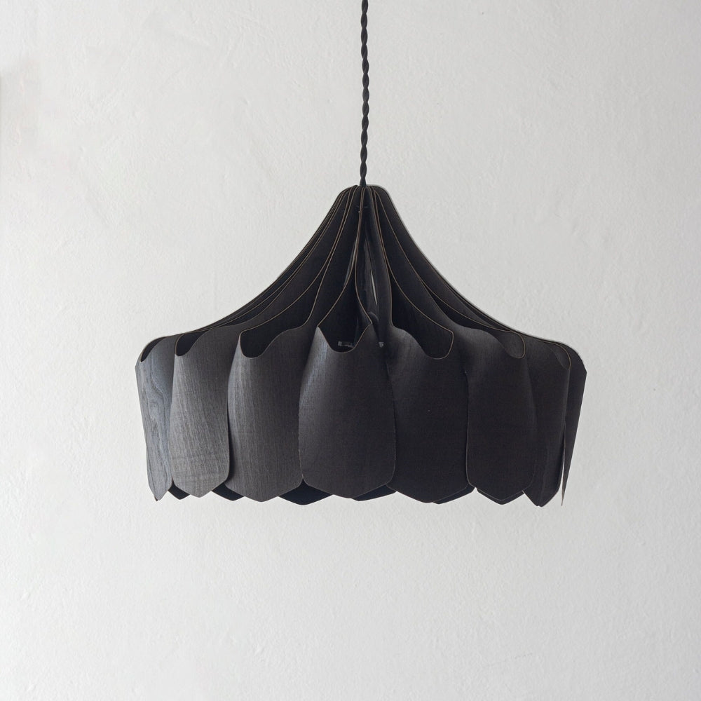 Pilke Pioni Small Pendant Black – from Amos Lighting + Home