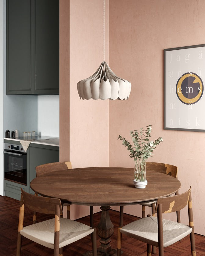 Pilke Pioni Small Pendant White – from Amos Lighting + Home