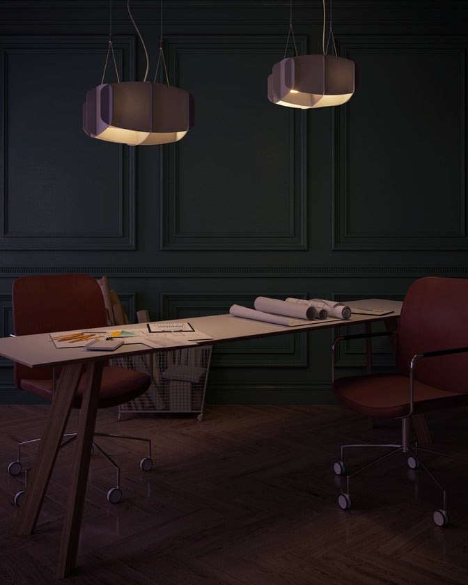 Pilke Ristikko 37 Pendant Birch – from Amos Lighting + Home