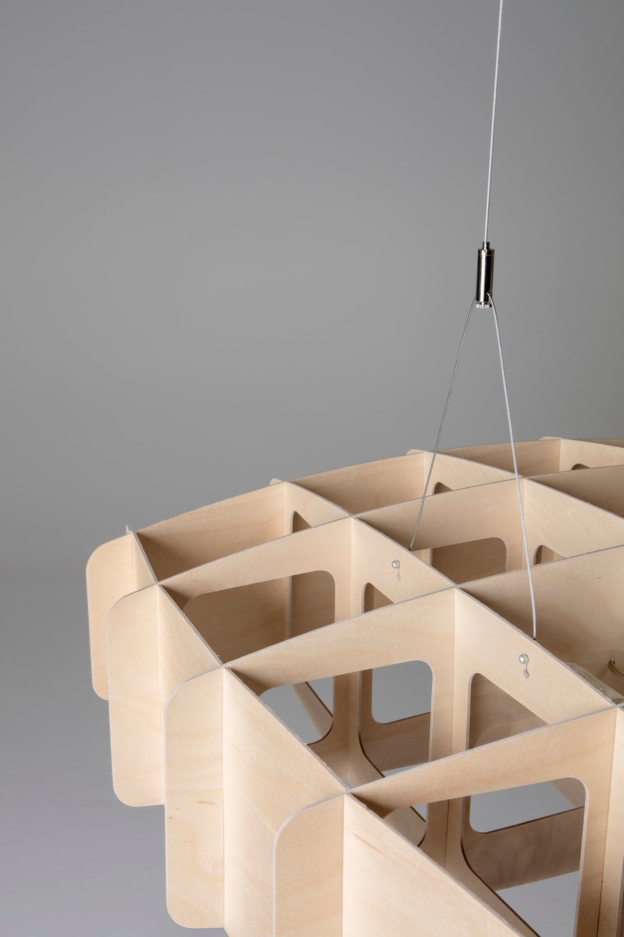 Pilke Ristikko 65 Pendant Birch – from Amos Lighting + Home