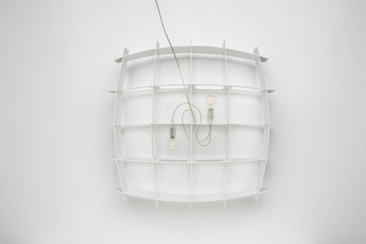 Pilke Ristikko 65 Pendant Birch – from Amos Lighting + Home