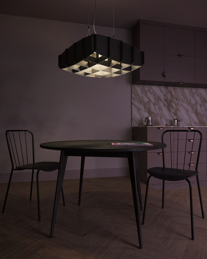 Pilke Ristikko 65 Pendant Black – from Amos Lighting + Home