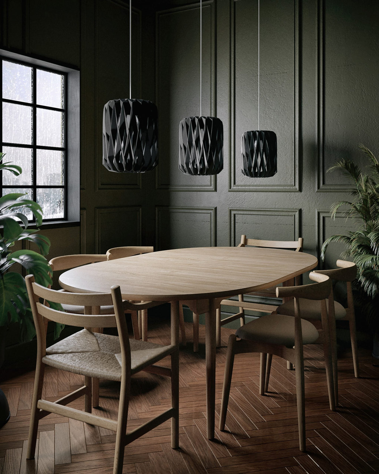 Pilke Signature 18 Pendant Black – from Amos Lighting + Home