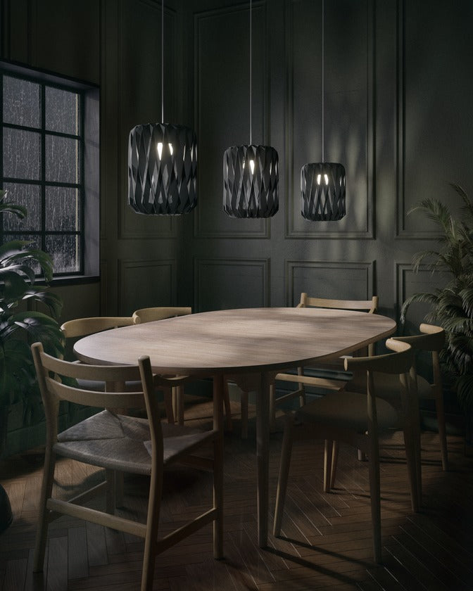 Pilke Signature 18 Pendant Black – from Amos Lighting + Home